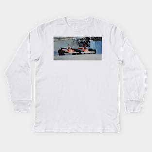 Niki Lauda vs James Hunt Kids Long Sleeve T-Shirt